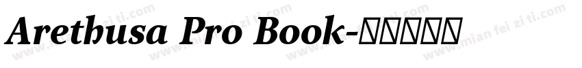 Arethusa Pro Book字体转换